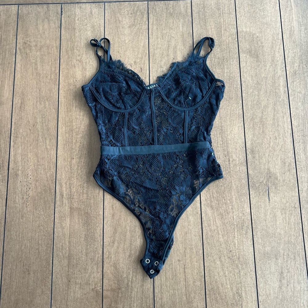 Black Lace Bodysuit